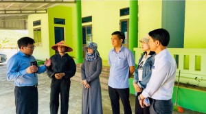Trường MN Kỳ Nam đón đoàn kiểm tra của UBND phường Hoành Sơn chuẩn bị cho năm học 2025 - 2026