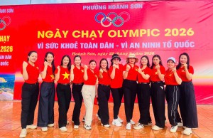 CÁN BỘ GIÁO VIÊN TRƯỜNG MẦM NON KỲ NAM HƯỞNG ỨNG NÀY CHẠY OLYMPIC