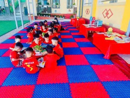 TRƯỜNG MẦM NON KỲ NAM HƯỞNG ỨNG NGÀY SÁCH VÀ VĂN HÓA ĐỌC 21/4
