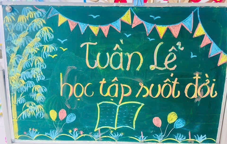 Trường mầm non Kỳ Nam hưởng ứng tuần lễ học tập suốt đời